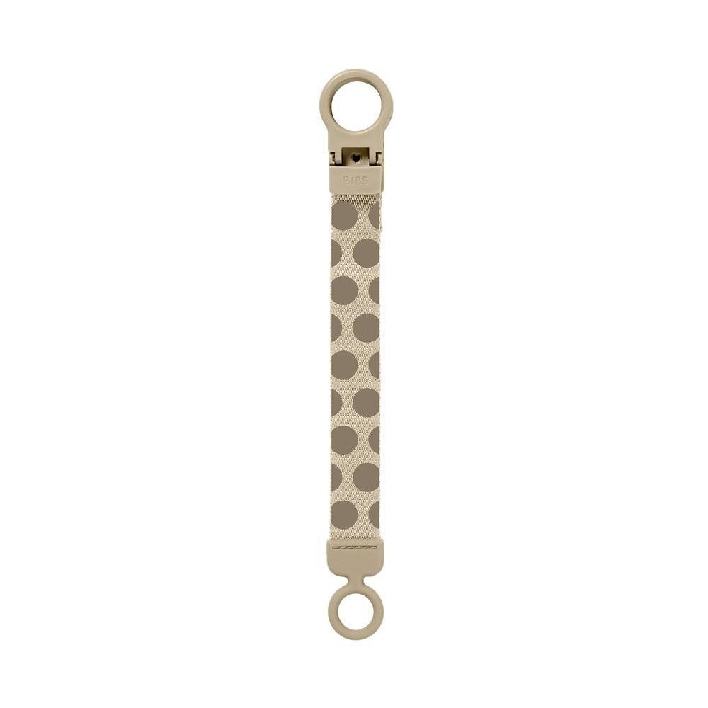 BIBS Speenkoord Loop Polka - Vanilla/Dark Oak-