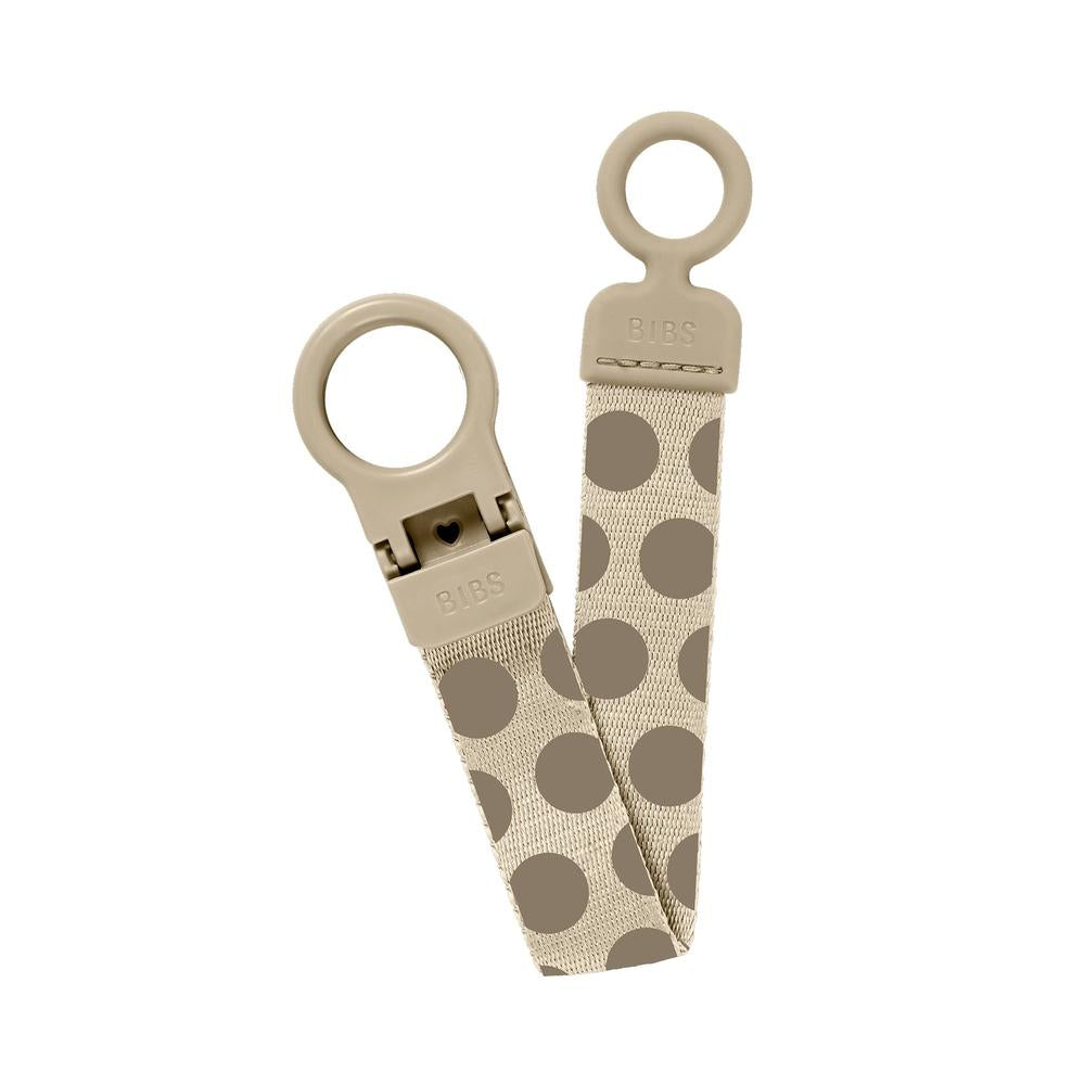 BIBS Speenkoord Loop Polka - Vanilla/Dark Oak-