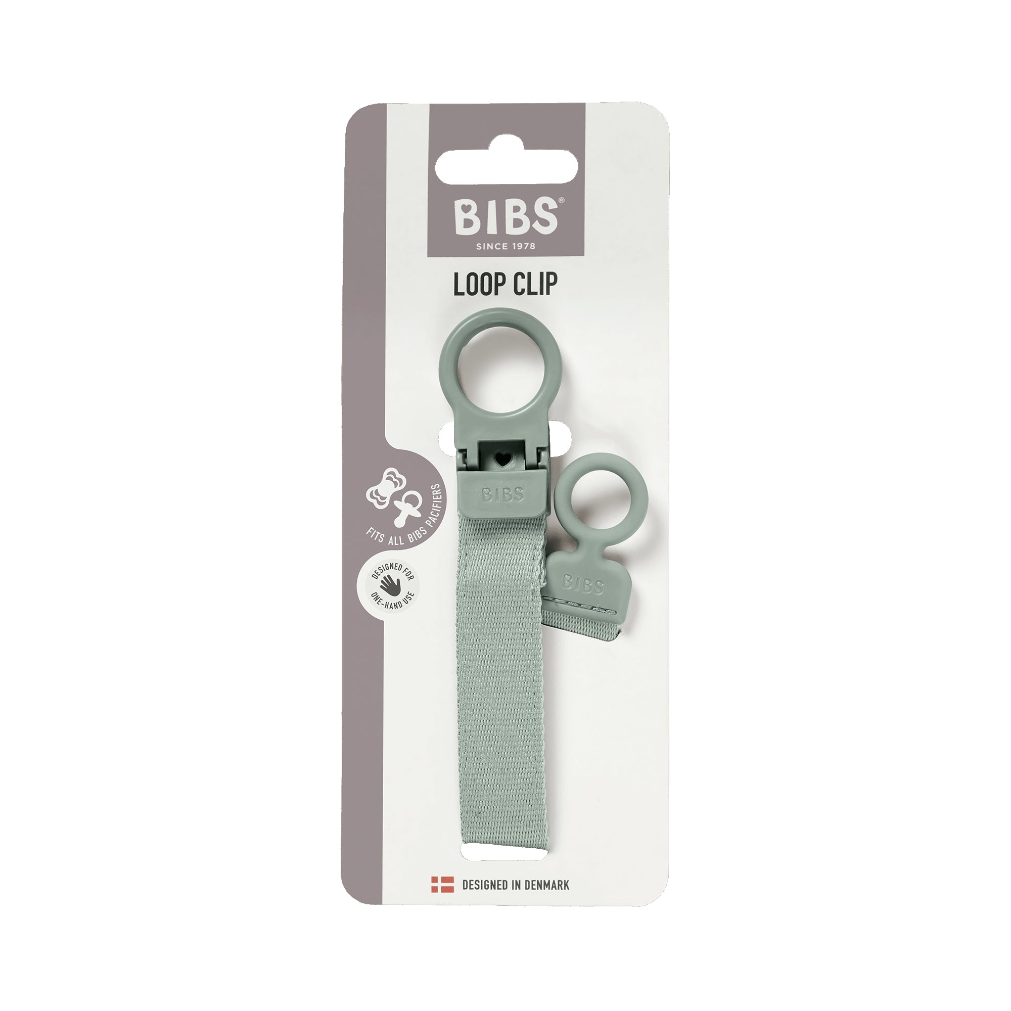 BIBS Speenkoord Loop - Sage-