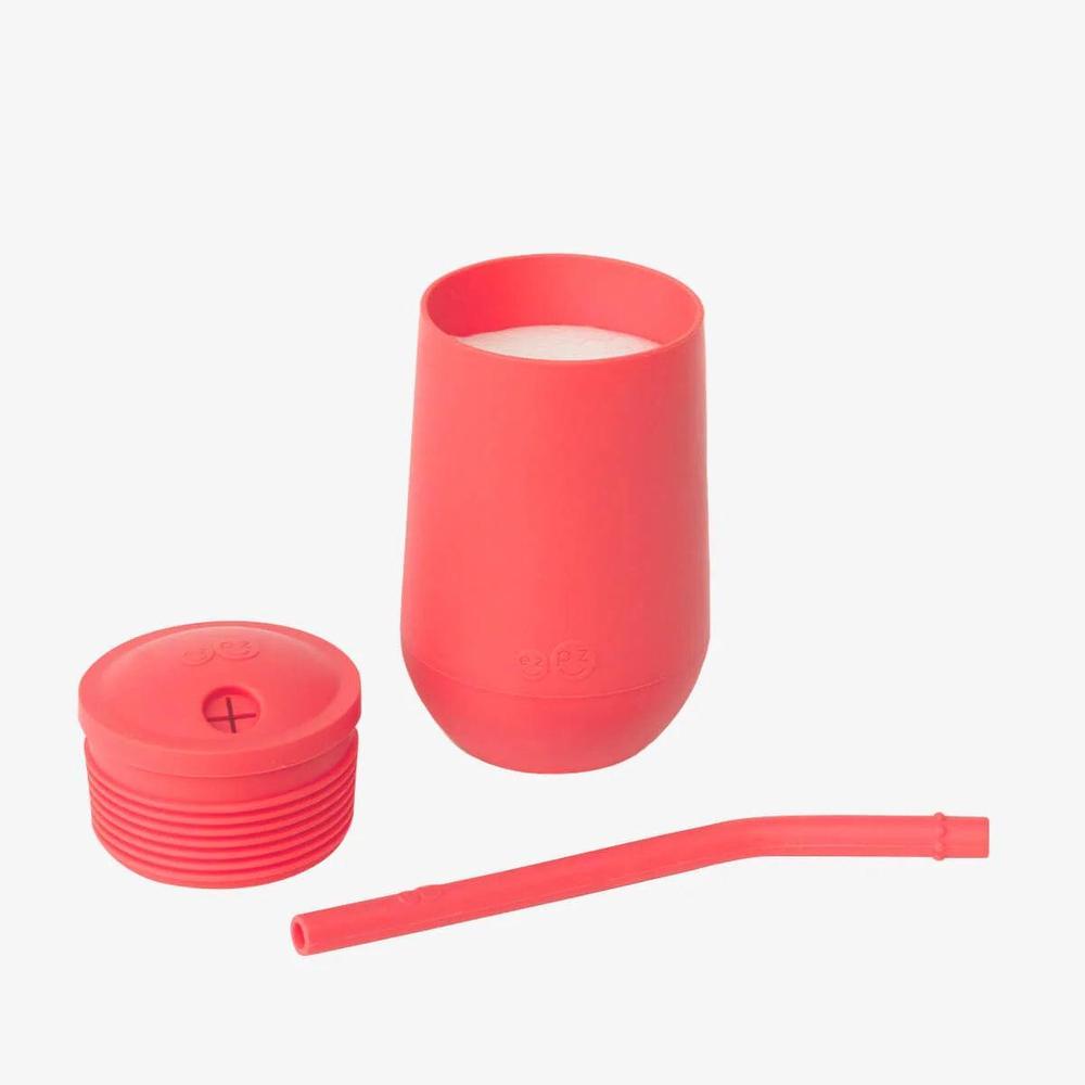 EZPZ Happy Cup + Straw Training System - Coral-
