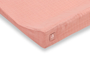 Jollein Aankleedkussenhoes Wrinkled - Rosewood-