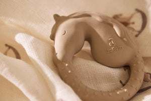 Jollein Bijtring Rubber Horse - Nostalgic Ride-