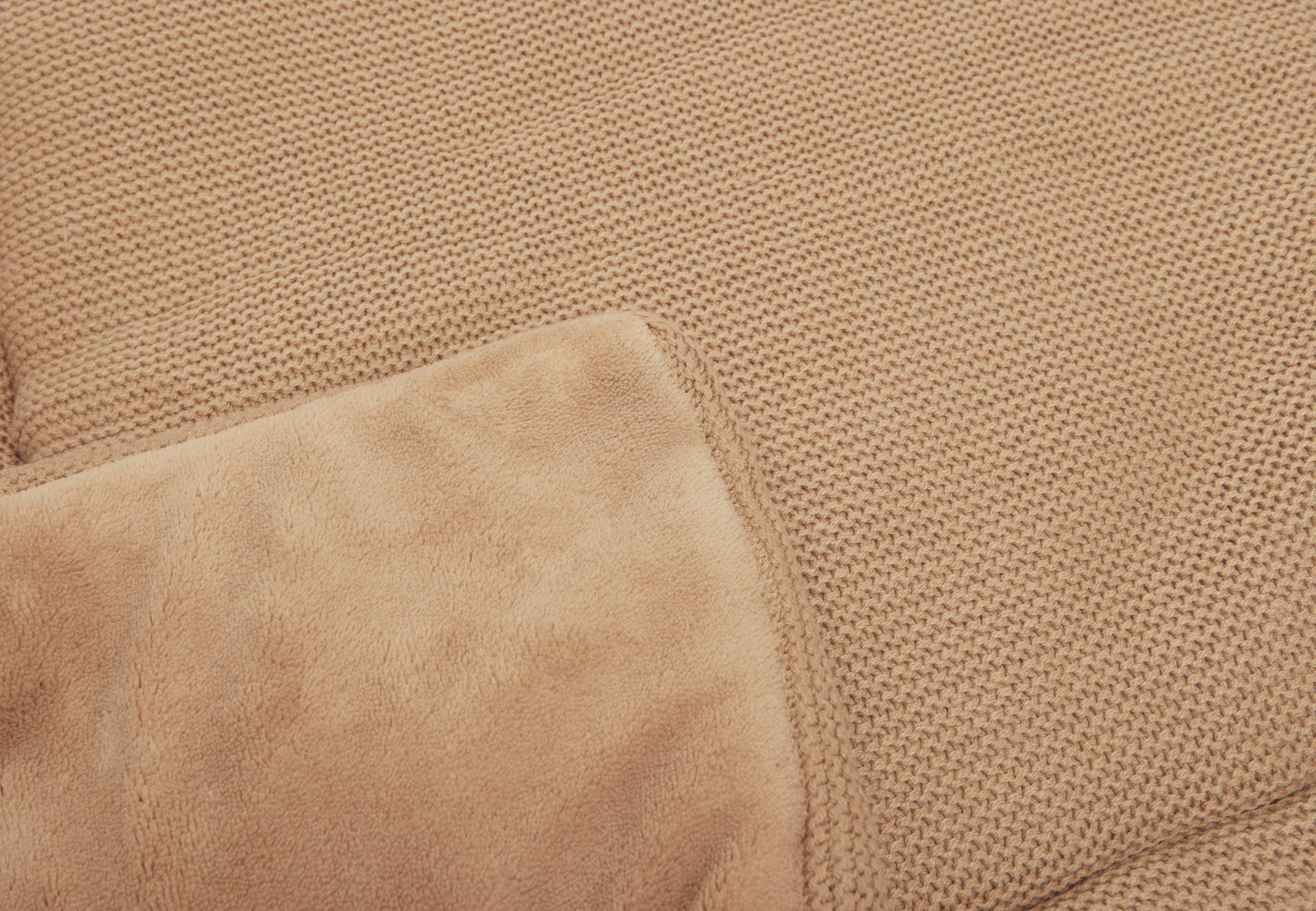 Jollein Boxkleed Basic Knit - Biscuit-