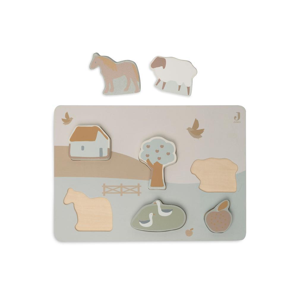 Jollein Houten Puzzel - Farm-