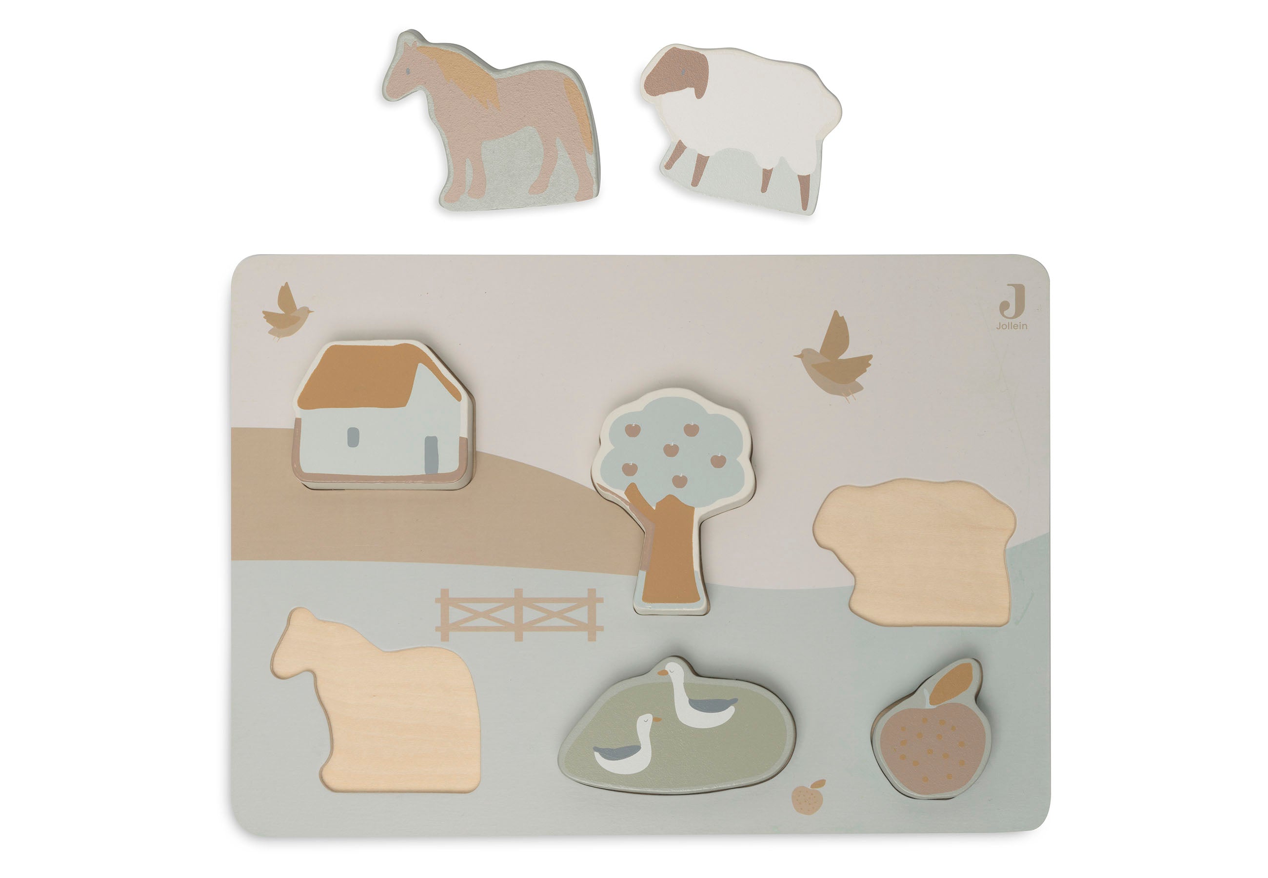 Jollein Houten Puzzel - Farm-