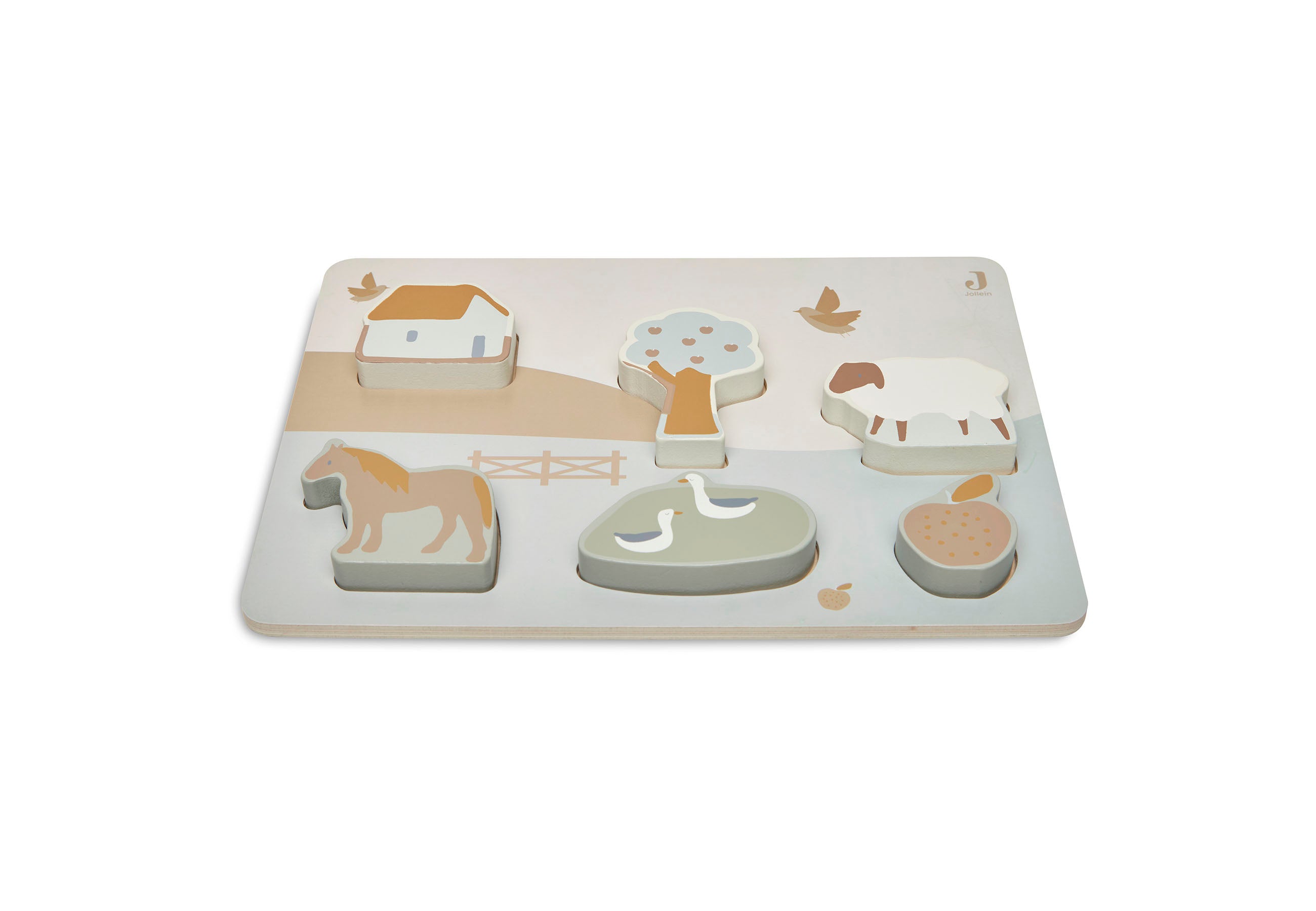 Jollein Houten Puzzel - Farm-