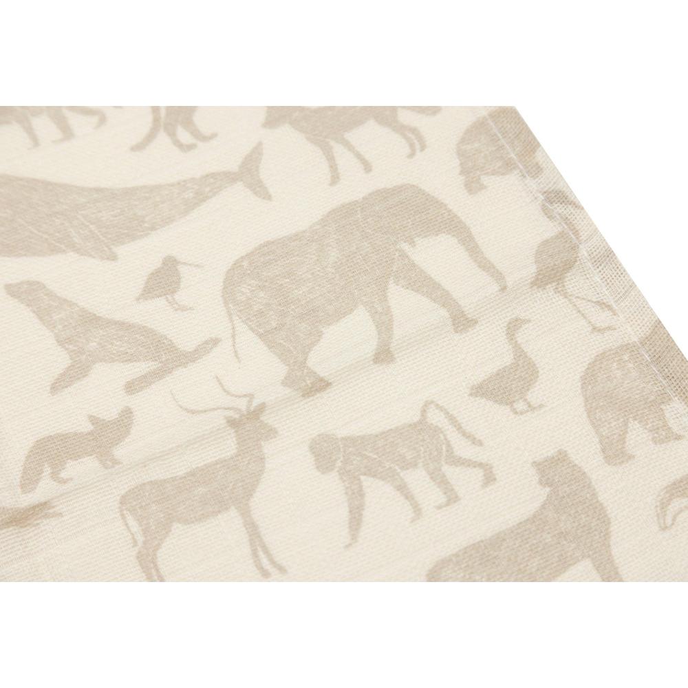 Jollein Monddoekje Hydrofiel - Animals Nougat 3-pack-