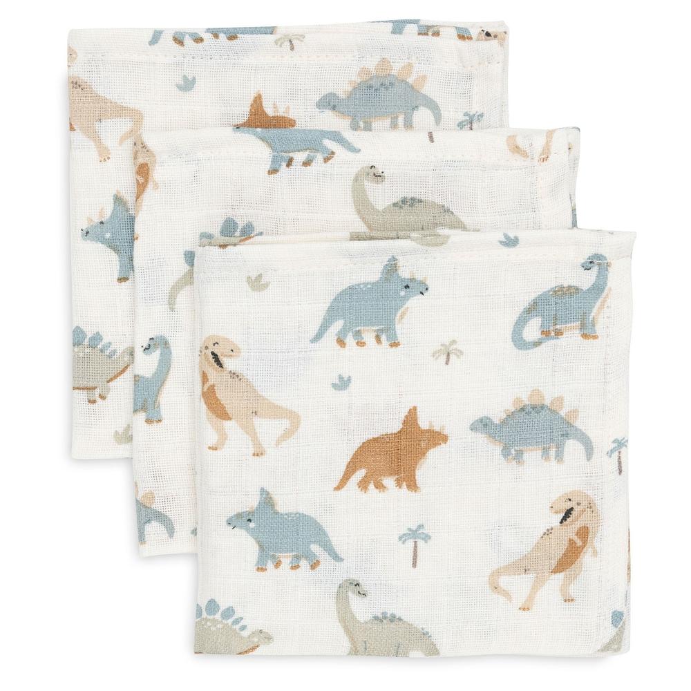 Jollein Monddoekje Hydrofiel - Roarsome 3-pack-