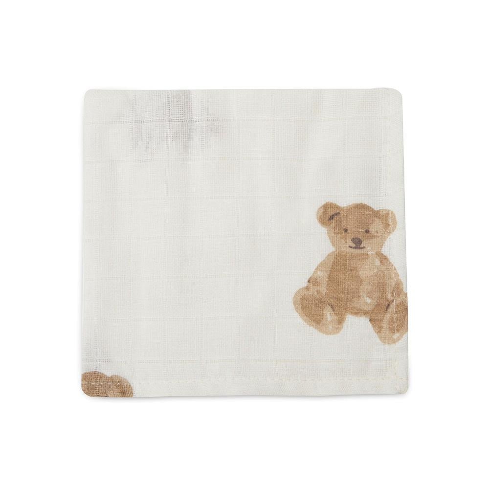 Jollein Monddoekje Hydrofiel - Teddy 3-pack-