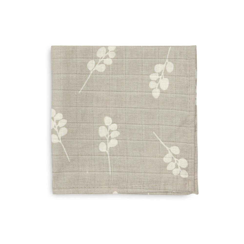 Jollein Monddoekje Hydrofiel - Twig Olive Green 3-pack-