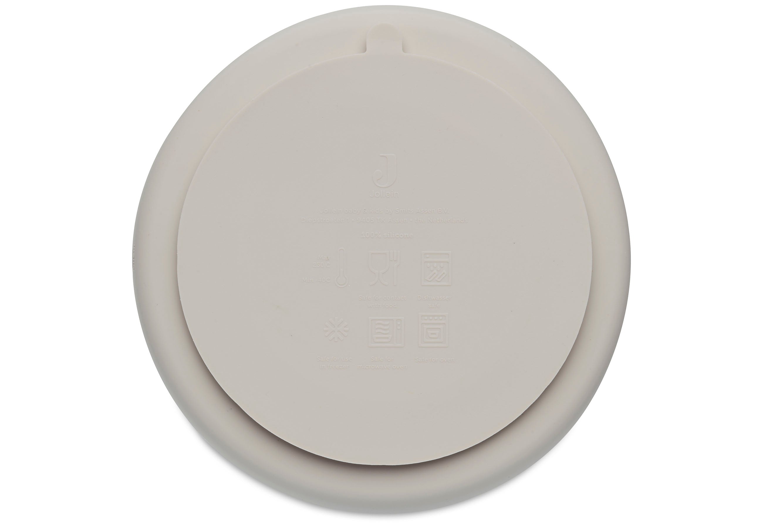 Jollein Siliconen Bordje Met Zuignap - Storm Grey-