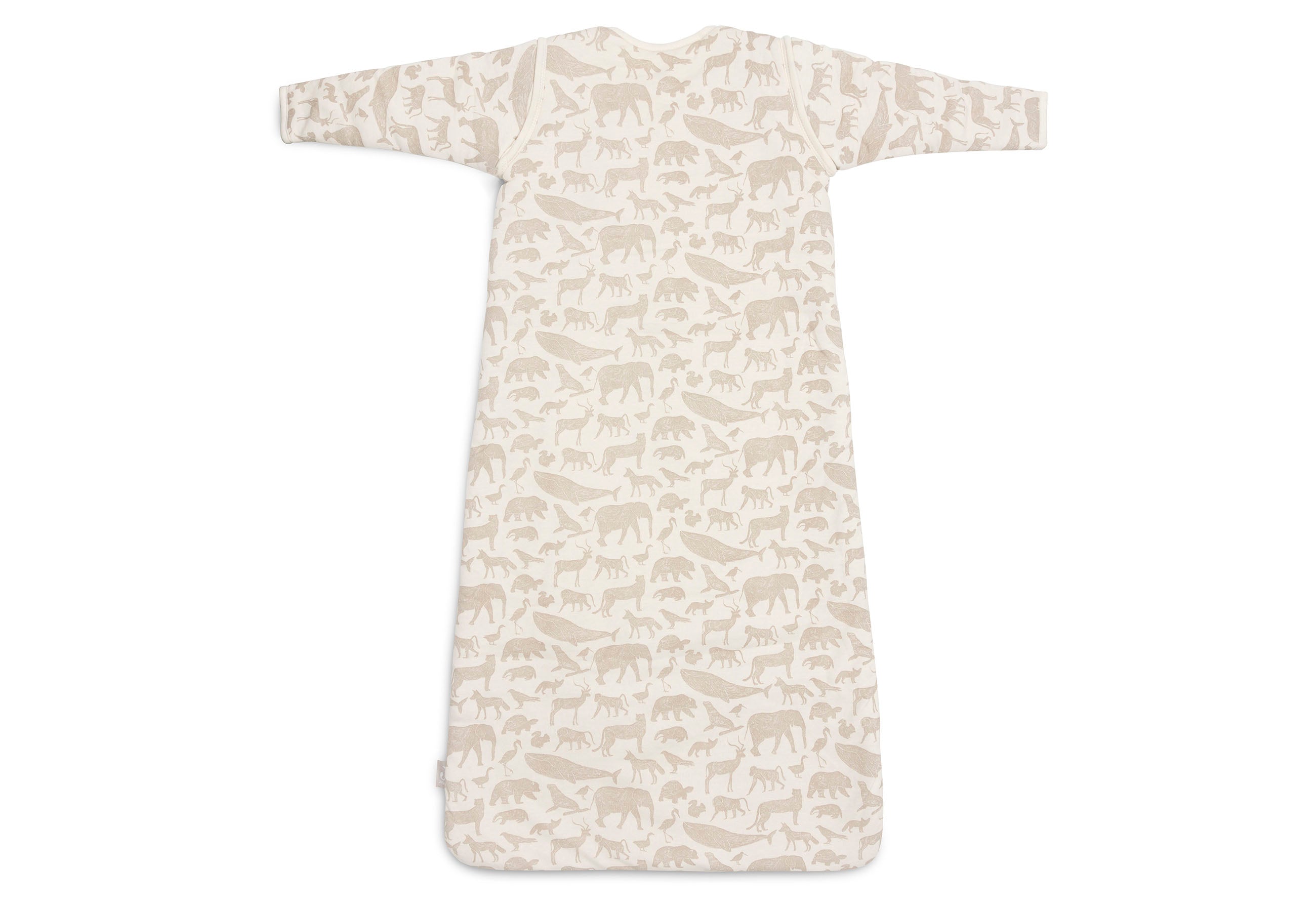 Jollein Slaapzak Met Afritsbare Mouw - Animals Nougat-
