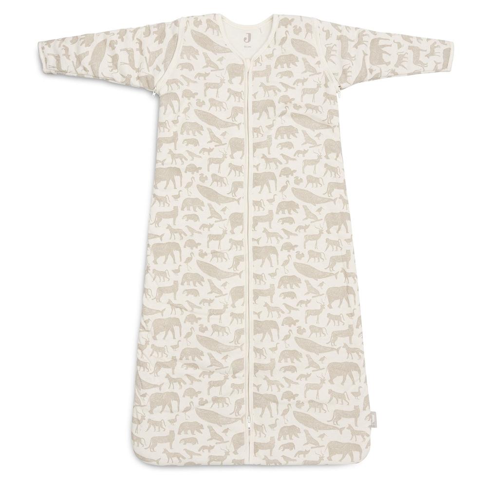 Jollein Slaapzak Met Afritsbare Mouw - Animals Nougat-70cm-