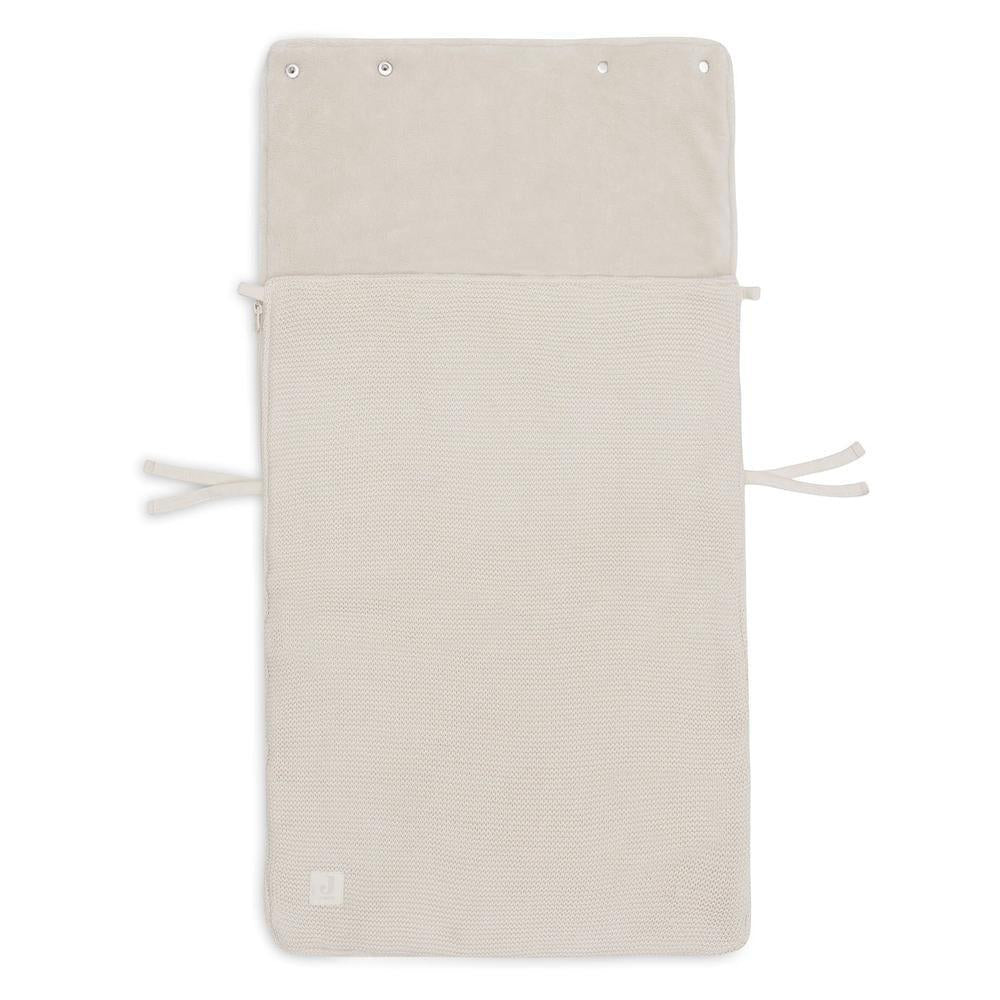 Jollein Voetenzak Basic Knit - Oatmeal-