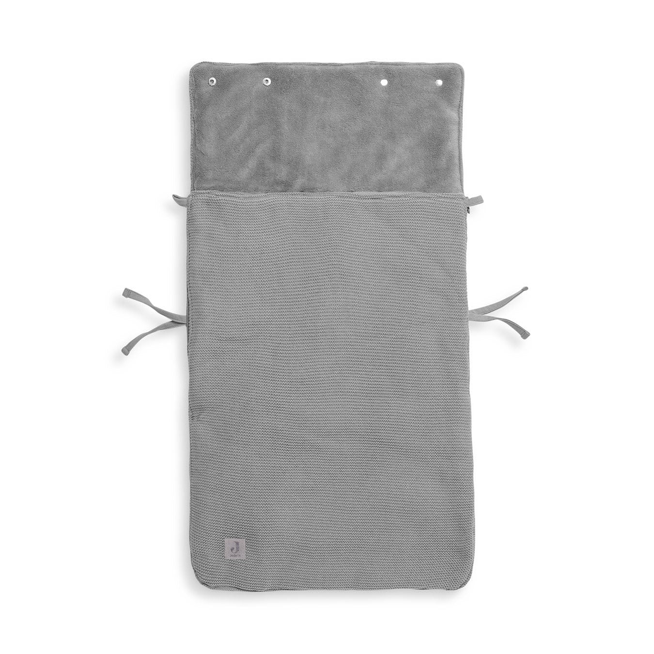 Jollein Voetenzak Basic Knit - Stone Grey-