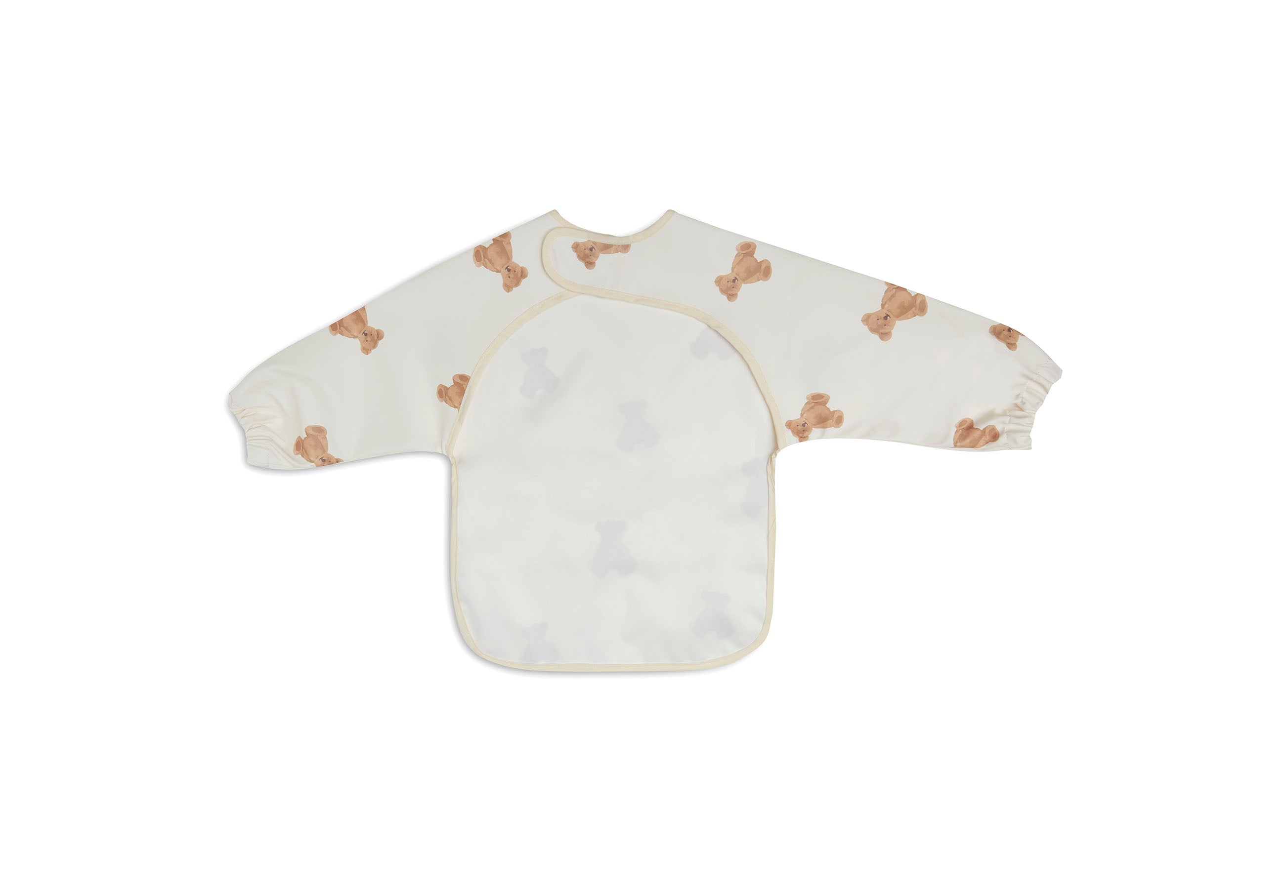 Jollein Waterproof slabbetje met Mouw - Teddy Bear-