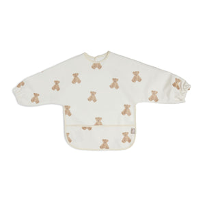 Jollein Waterproof slabbetje met Mouw - Teddy Bear-