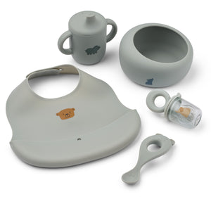 Liewood Baby Starter Set - Dove Blue-