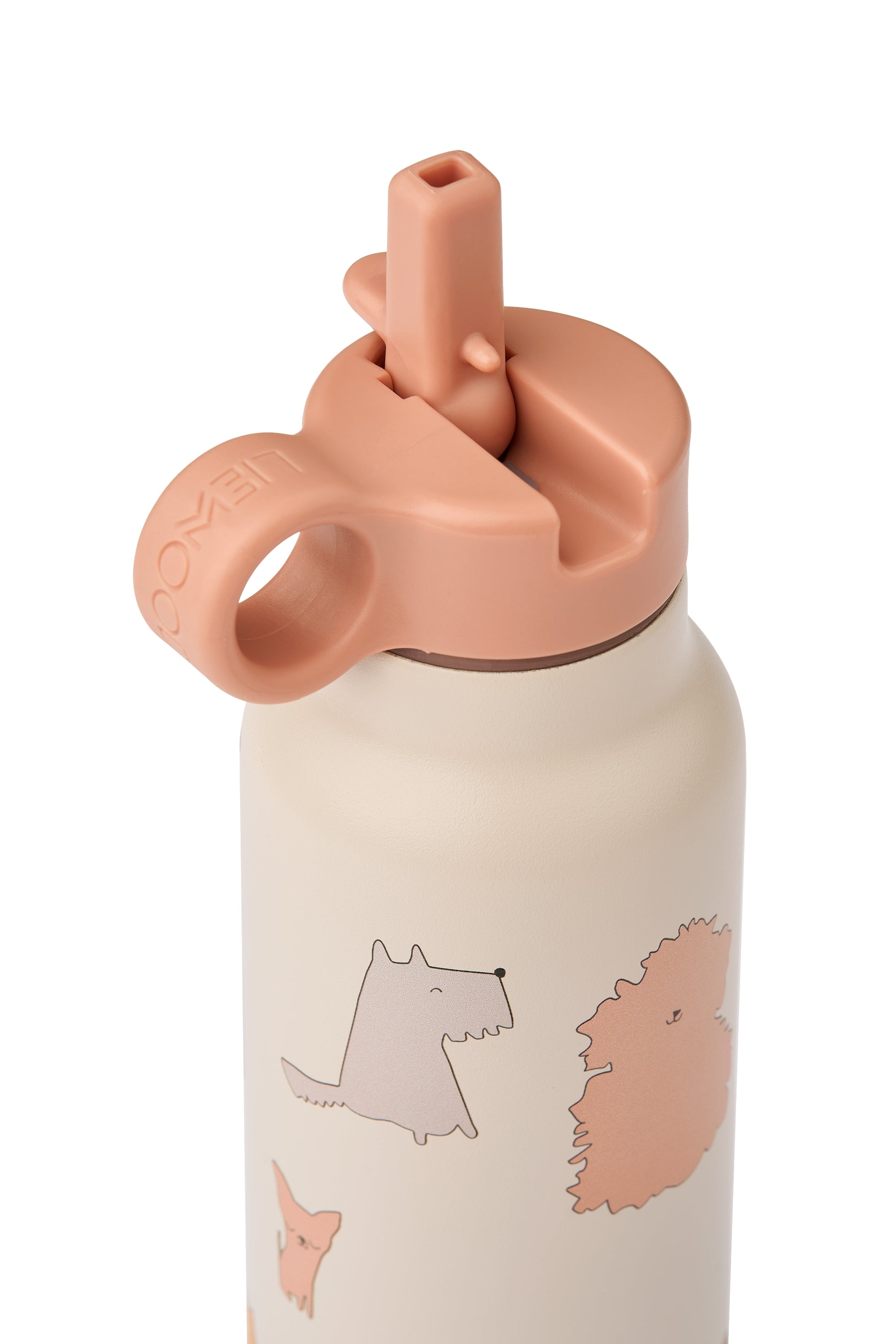 Liewood Falk Water Bottle - Cats And Dogs (350ml)-