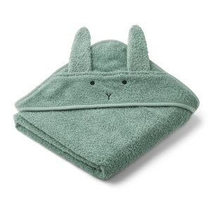 Liewood Hooded Towel - Rabbit Peppermint-