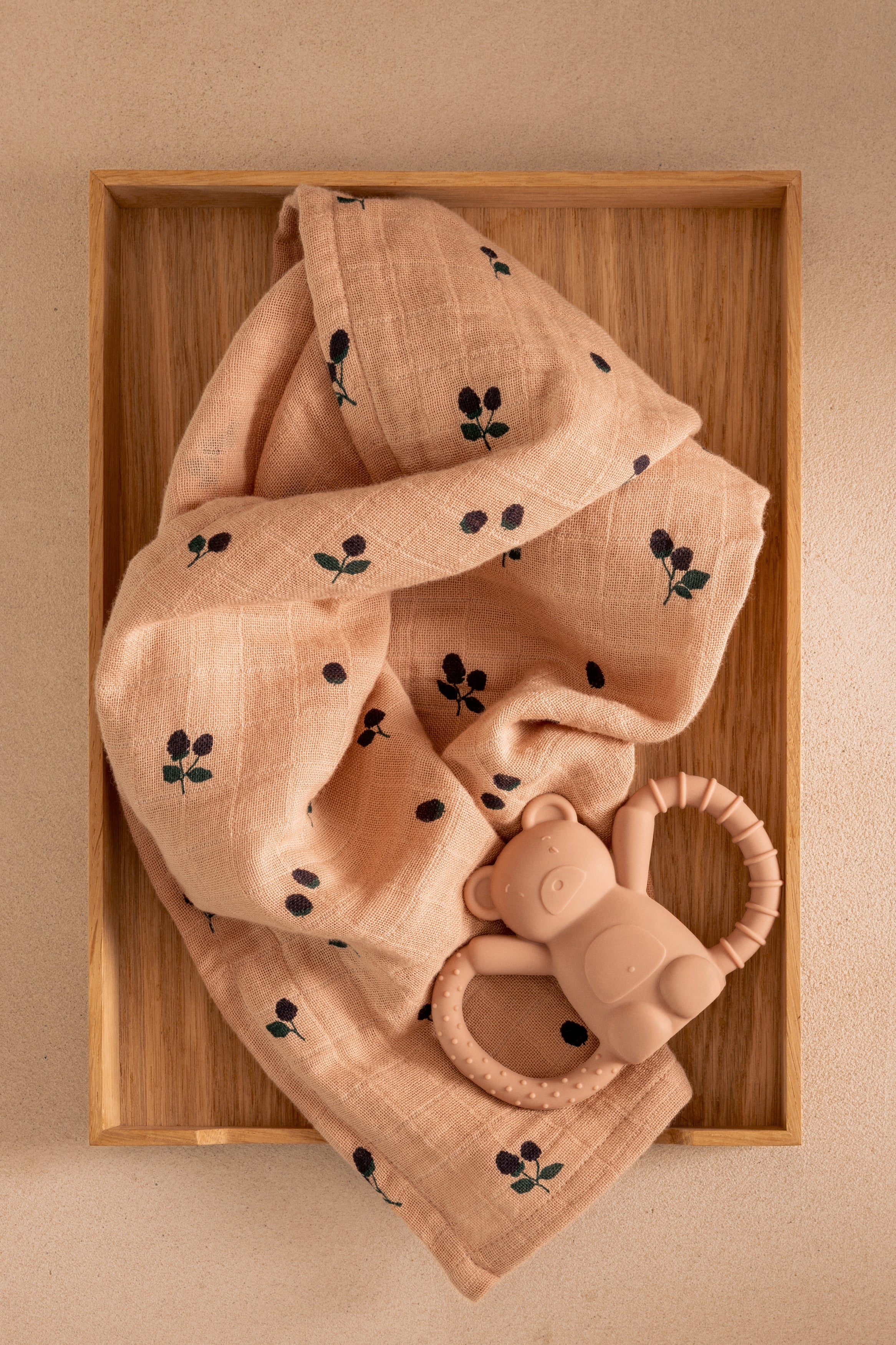 Liewood Hydrofiele (mond)doek - Berry 2-pack-