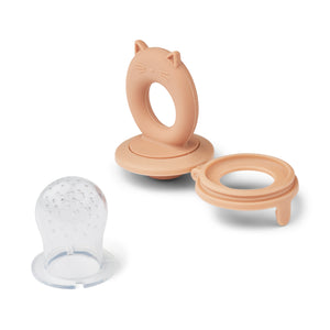 Liewood Miranda Food Feeder - Tuscany Rose/Apple Blossom 2-Pack-