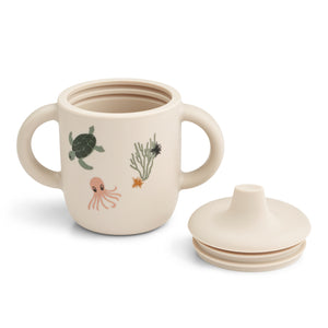 Liewood Neil Sippy Cup - Sea Creature Sandy-
