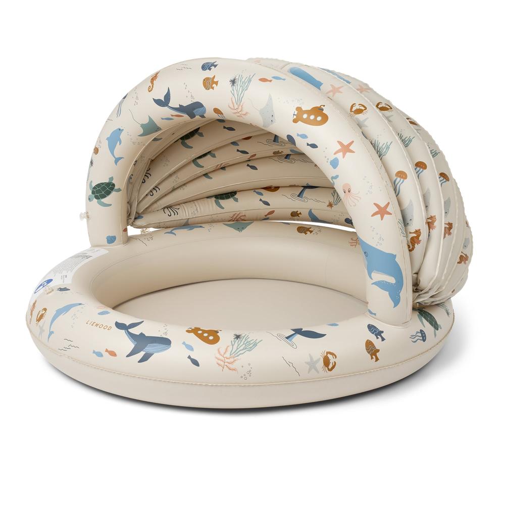 Liewood Opblaasbaar Zwembad met Dakje - Sea Creature-