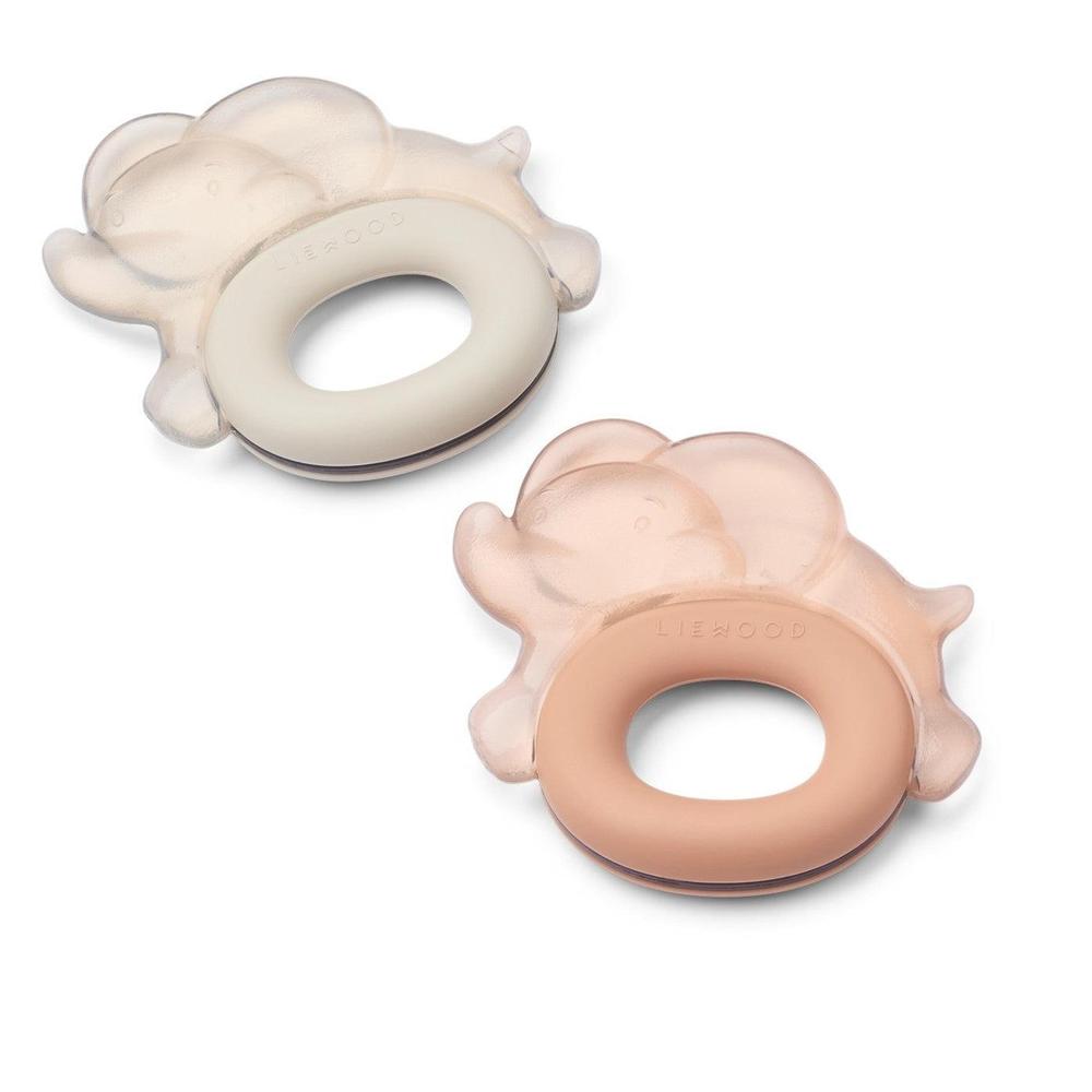 Liewood Rita Koelbijtring - Elephant Sandy/Pale Tuscany 2-Pack-