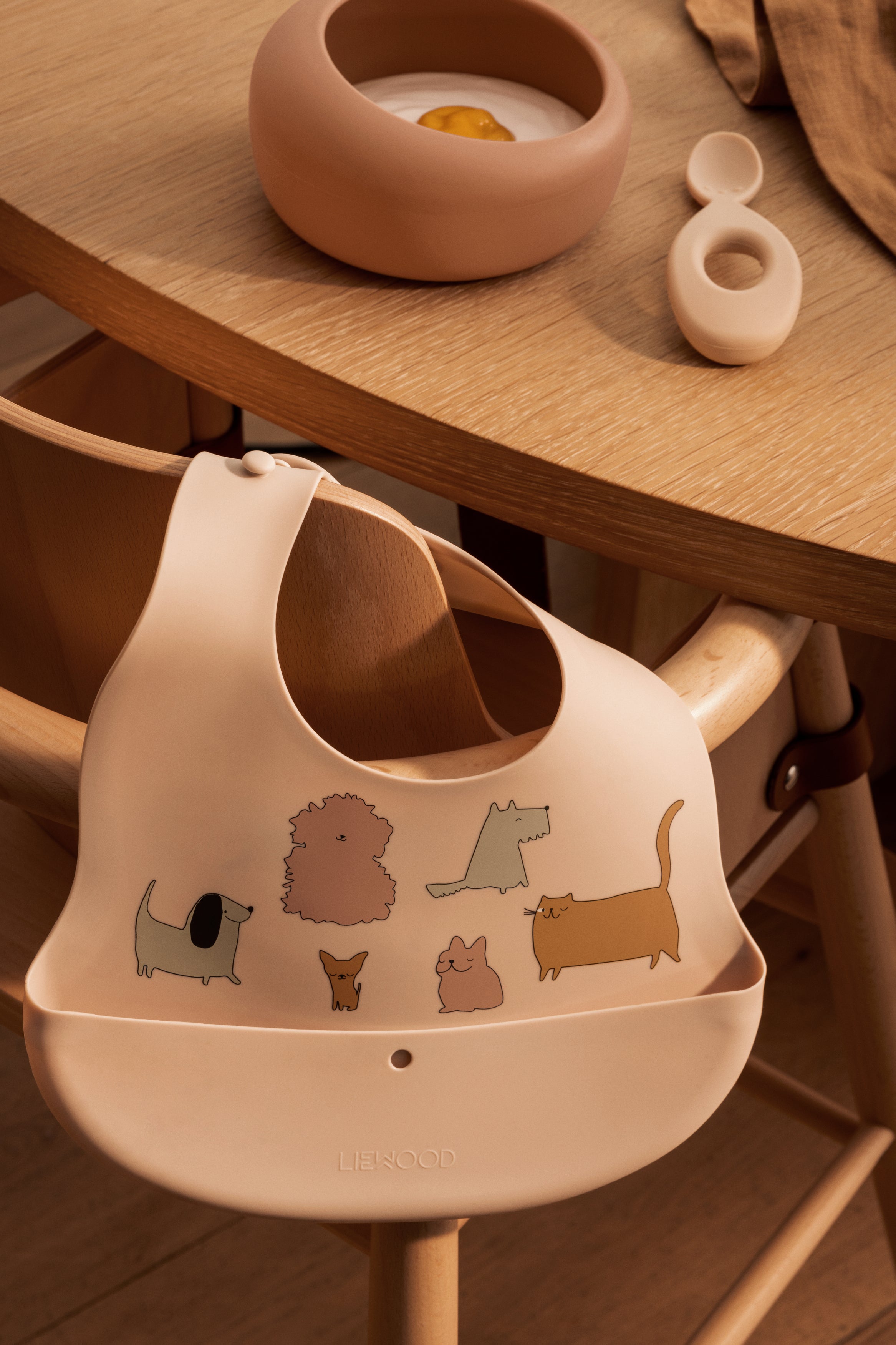 Liewood Sparia Kom met Lepel - Tuscany Rose-