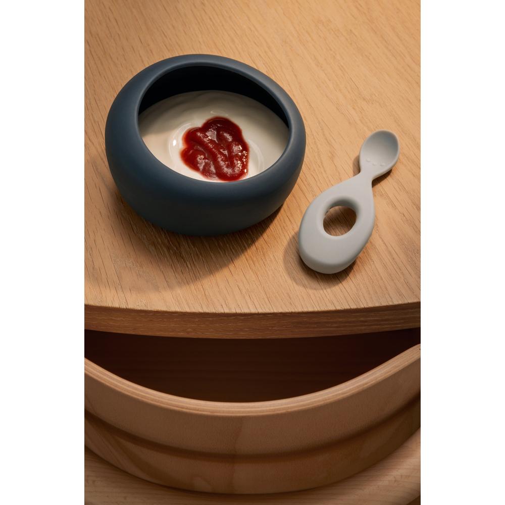 Liewood Sparia Kom met Lepel - Whale/Dove Blue-