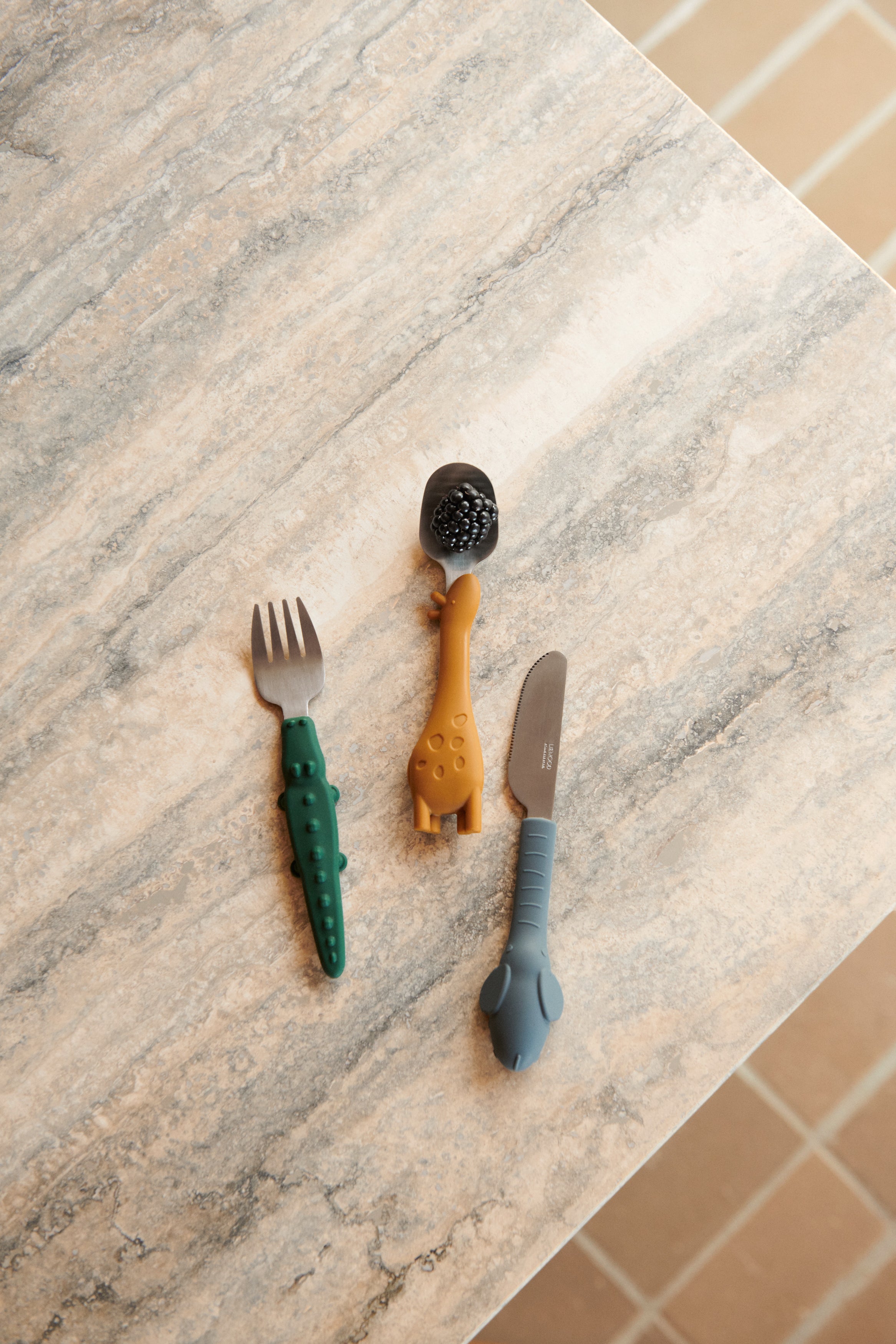 Liewood Tove Bestek Set - Golden Caramel Mix-