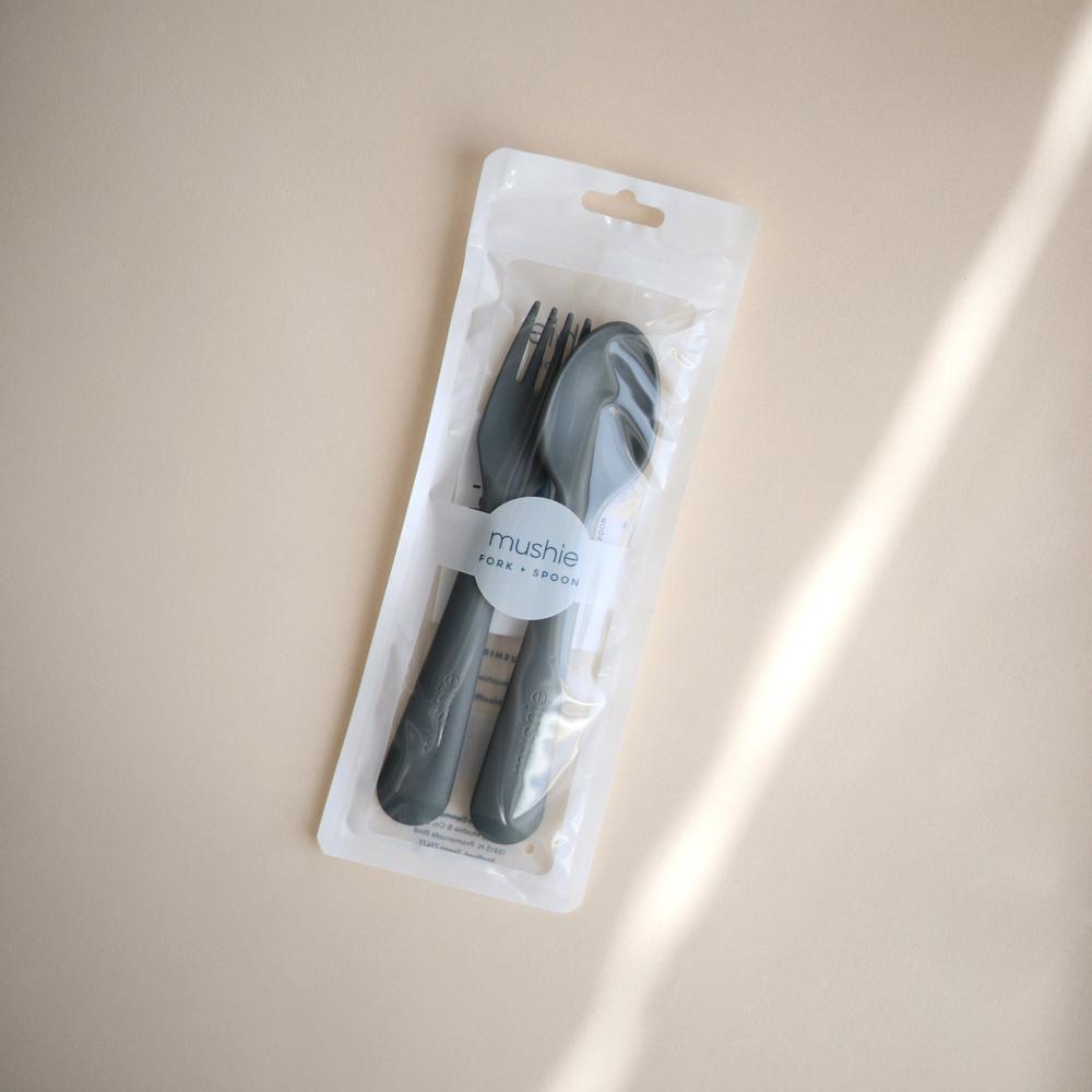 Mushie Lepel & Vork- Dusty Rose-