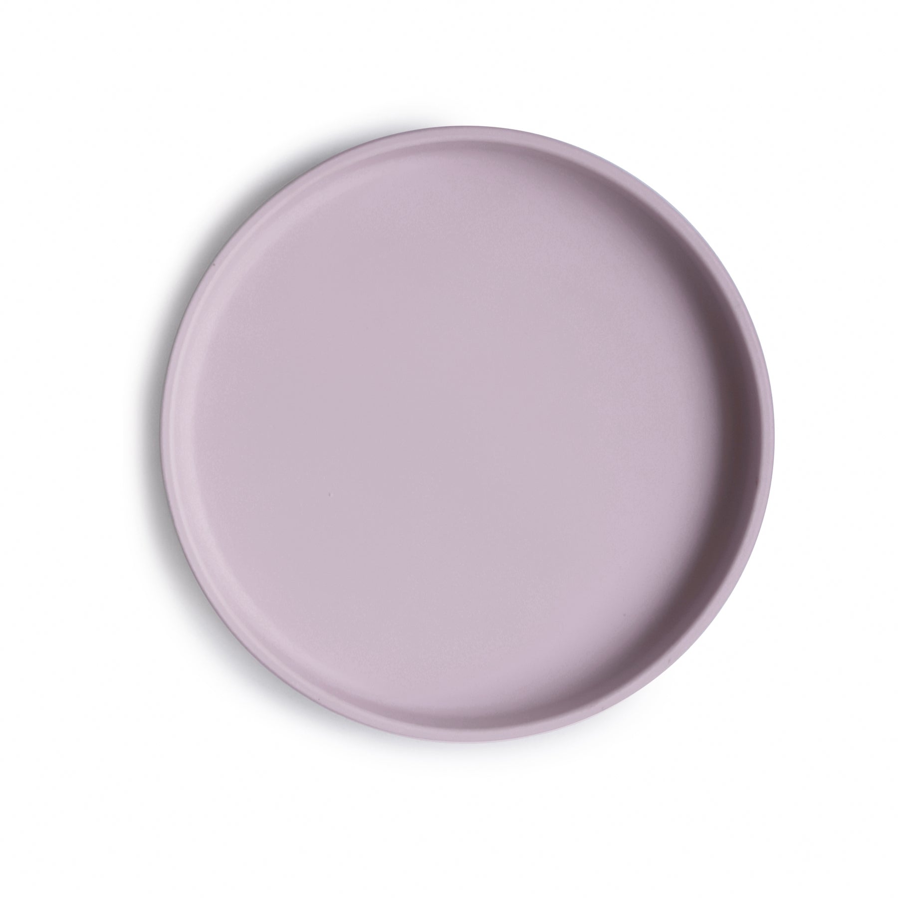 Mushie Siliconen Bord Met Zuignap - Soft Lilac-