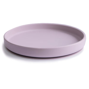 Mushie Siliconen Bord Met Zuignap - Soft Lilac-
