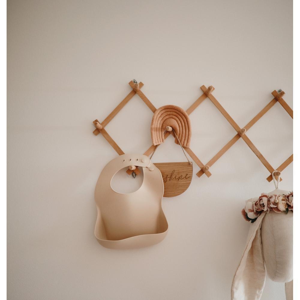 Mushie Siliconen Slabbetje - Shifting Sand-