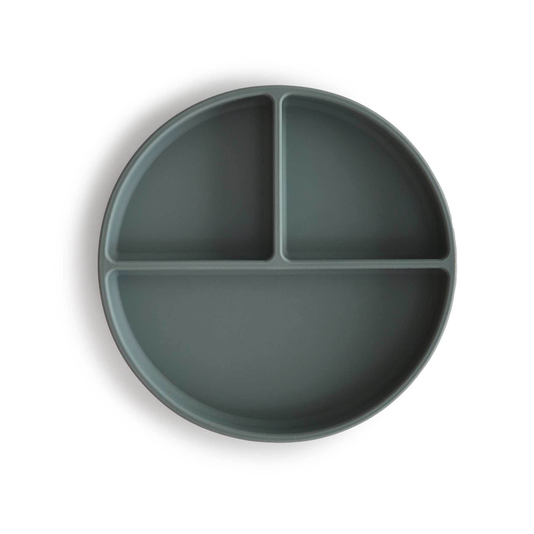 Mushie Siliconen Vakjesbord Met Zuignap - Dried Thyme-