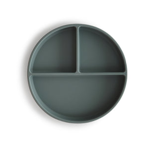 Mushie Siliconen Vakjesbord Met Zuignap - Dried Thyme-