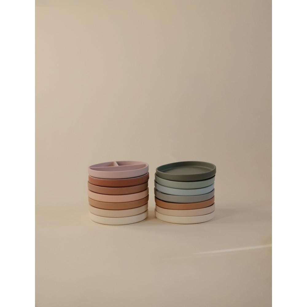 Mushie Siliconen Vakjesbord Met Zuignap - Ivory-