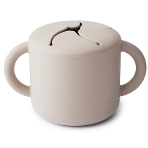 Mushie Snack Cup - Ivory-