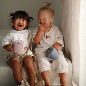 Mushie Snack Cup - Natural-