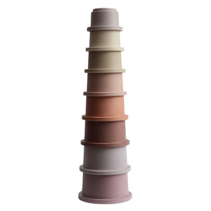 Mushie Stacking Cups - Pastel-
