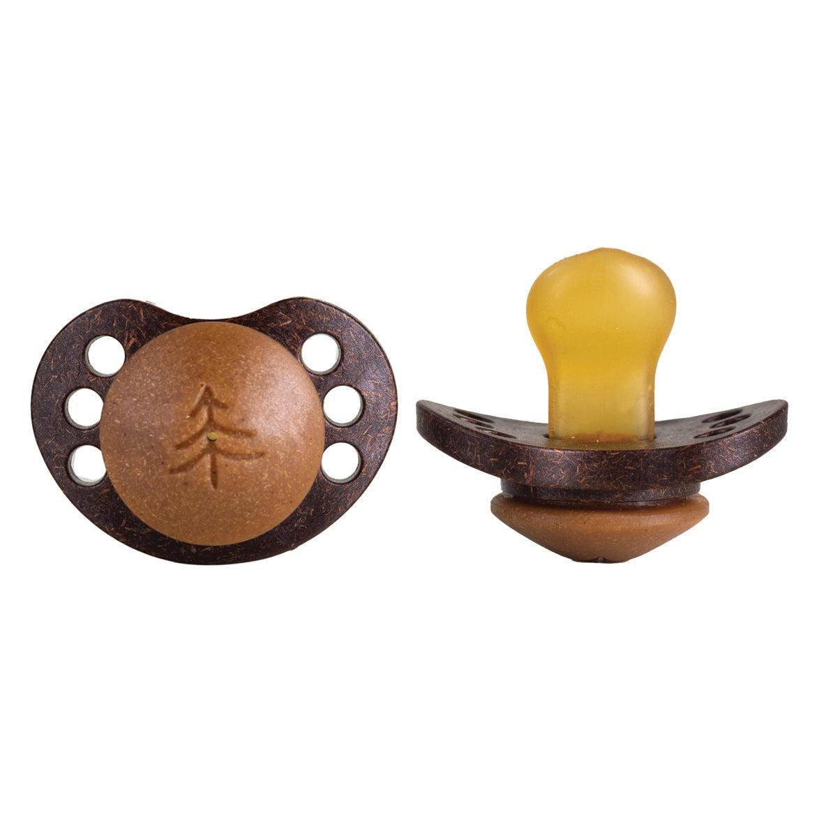 The Pacifier Anatomical - Bok + Kokos - 2-pack-